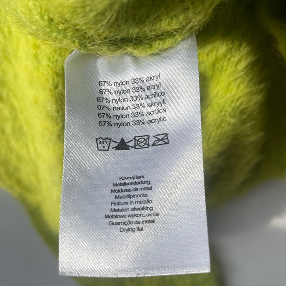 The Ragged Priest Neon Yellow Women's Sweater - Picture 9 of 9